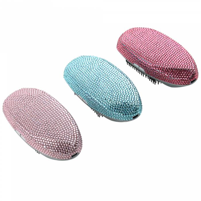 beauty care tools portable hair promote growth anti loss infrared red blue led light therapy knotted scalp massage brushes combs